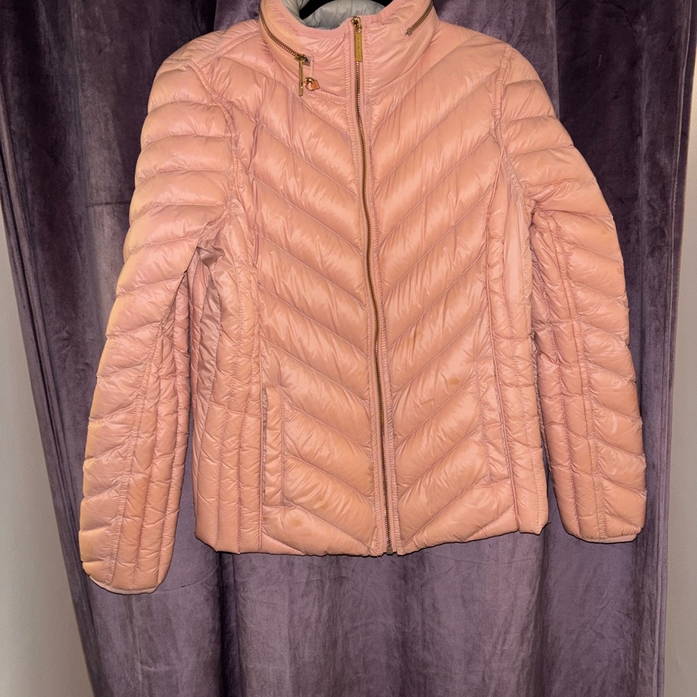 Women's Pink Quilted Jacket
